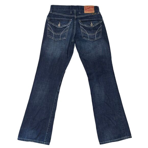 Lucky Brand Bootcut Western Boho Jeans Womens Size 29 Mid Rise Medium Blue Wash - Picture 1 of 14